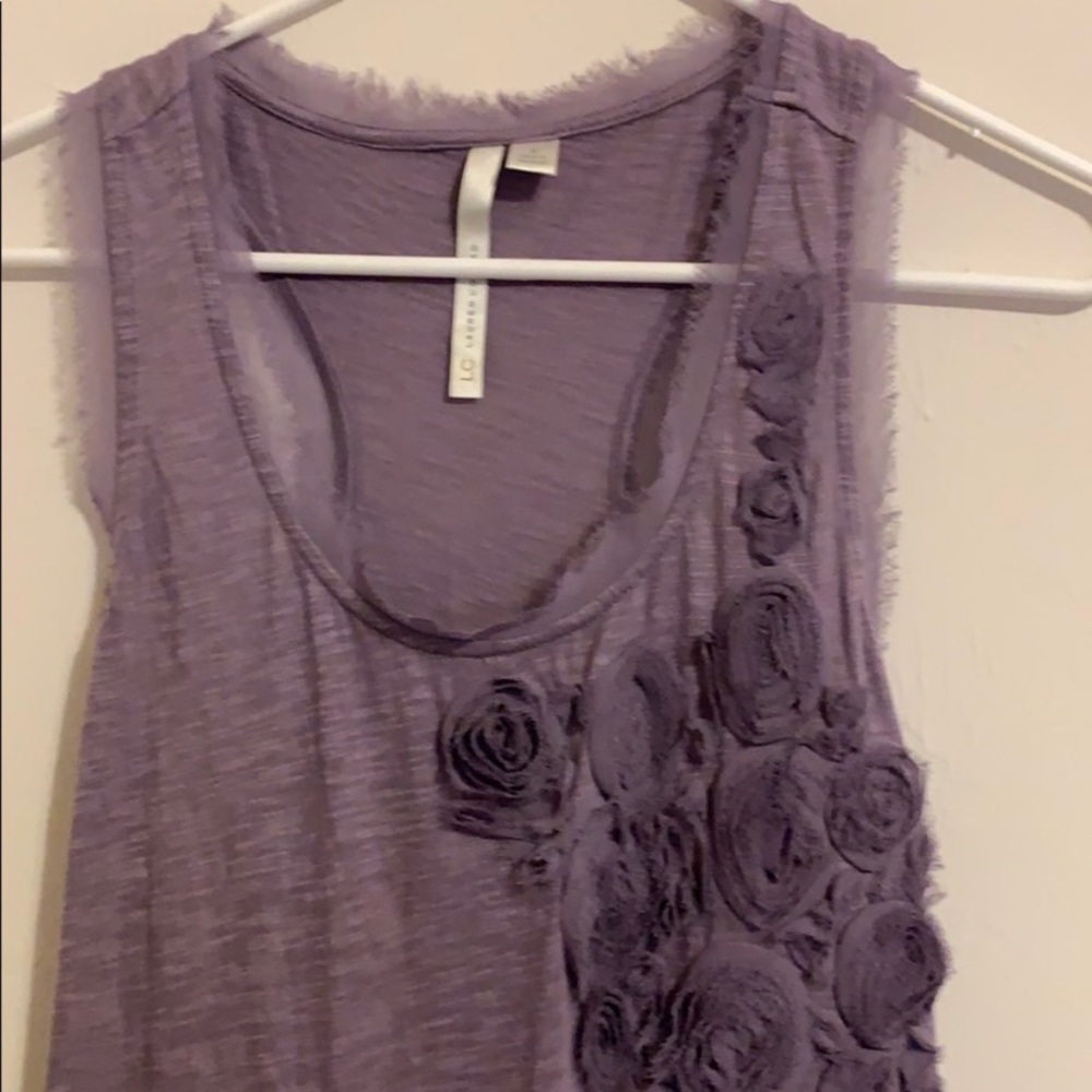 Lauren Conrad Purple Tank size small EUC